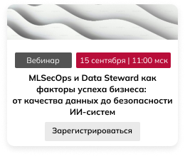 MLSecOps и Data Steward